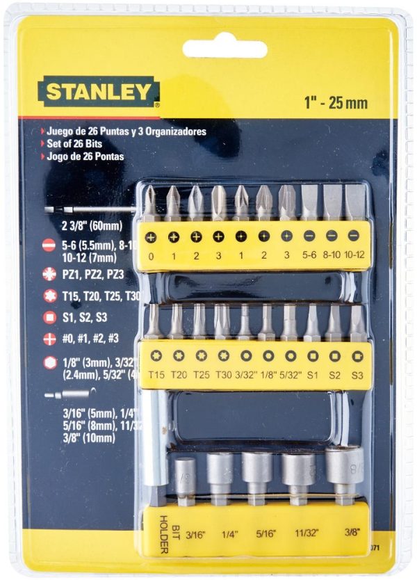 Bộ đầu vít Stanley 68-071-23 29 chi tiết