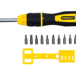 Bộ tuốc nơ vít đa năng đảo chiều 10 mũi Stanley STHT68010-8