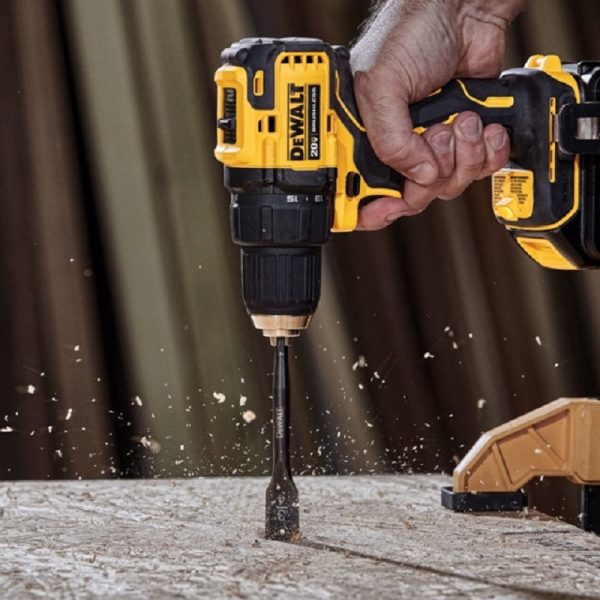 Máy khoan, vặn vít dùng pin Dewalt DCD709P2 (không chổi than)(kèm 02 pin 5.0Ah+ sạc)