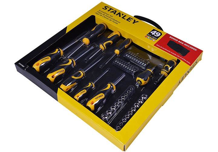 Bộ vít hoa thị 6 chi tiết Stanley 65-156-2