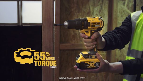 Máy khoan vặn vít dùng pin Dewalt DCD7771D2-B1( kèm 2 pin 2.0Ah+ sạc)