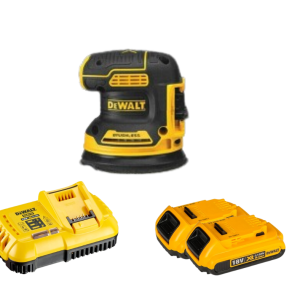 Máy chà nhám cầm tay Dewalt DCW210D1 20V-125mm( kèm 1 pin 2.0Ah+ sạc)
