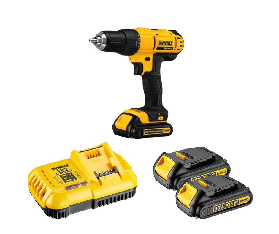 Máy khoan vặn vít dùng pin Dewalt DCD771C2- B1(kèm 02 pin 1.3Ah+  sạc) Máy khoan vặn vít dùng pin Dewalt DCD771C2- B1(kèm 02 pin 1.3Ah+  sạc)