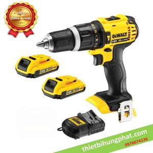 Máy khoan vặn vít dùng pin Dewalt DCD785D2 ( 2 Pin 18v 2Ah+ Sạc)