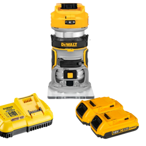 Máy phay cầm tay Dewalt DCW600D2( kèm 2 pin 2.0Ah+sạc)